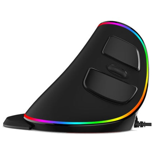 Anti-Mouse Hand Wired Mouse - Vertical Ergonomic Snail RGB