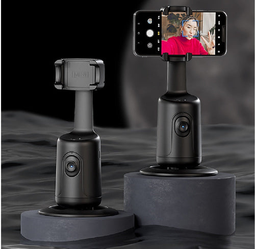 360 Auto Face Tracking Gimbal Phone Holder - AI Smart Gimbal Phone