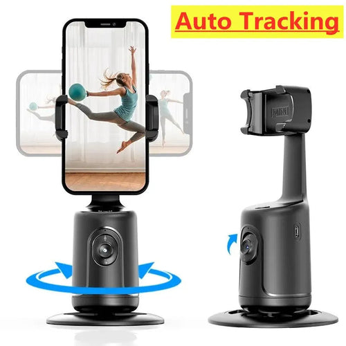 360 Auto Face Tracking Gimbal Phone Holder - AI Smart Gimbal Phone
